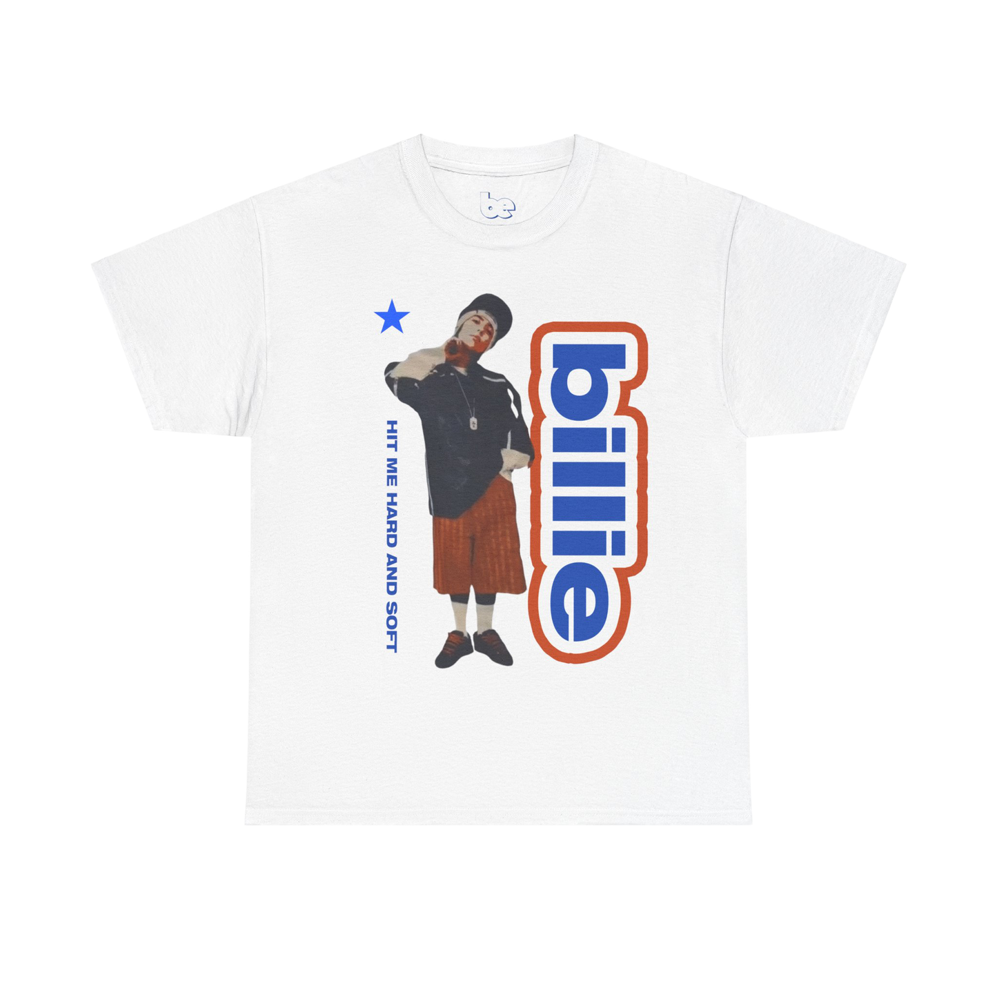 Billie Eilish Merch - Hit Me Hard And Soft Vintage Tour Dates White T-shirt