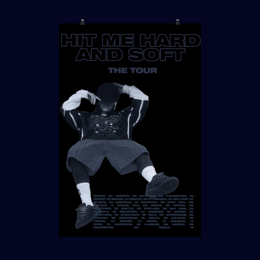 Billie Eilish Hit Me Hard and Soft ポスター BILLIE EILISH Hit Me Hard & Soft 2025 Tour: VIENNA Poster