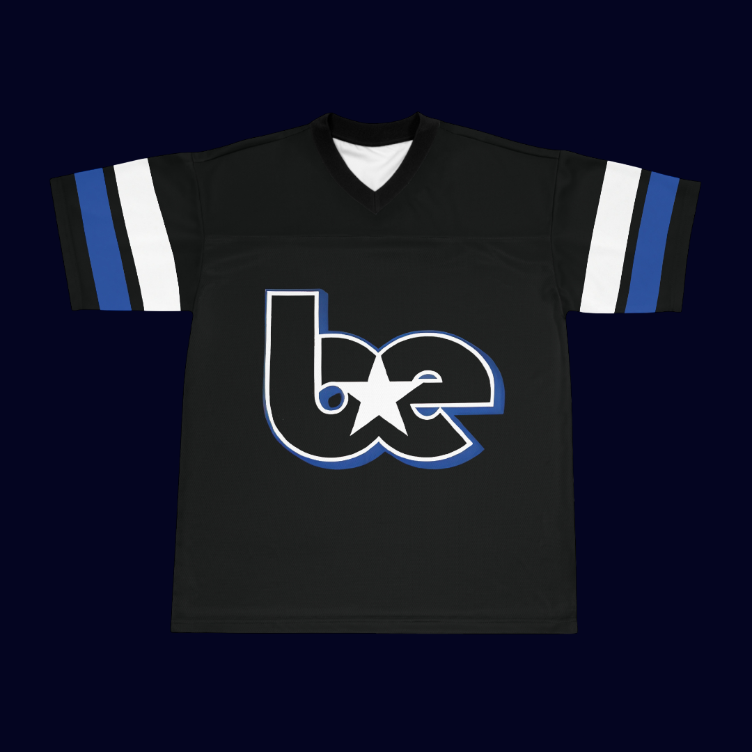 Billie Eilish Merch - Hit Me Hard and Soft Blue and Black Vintage Jersey Online Exclusive