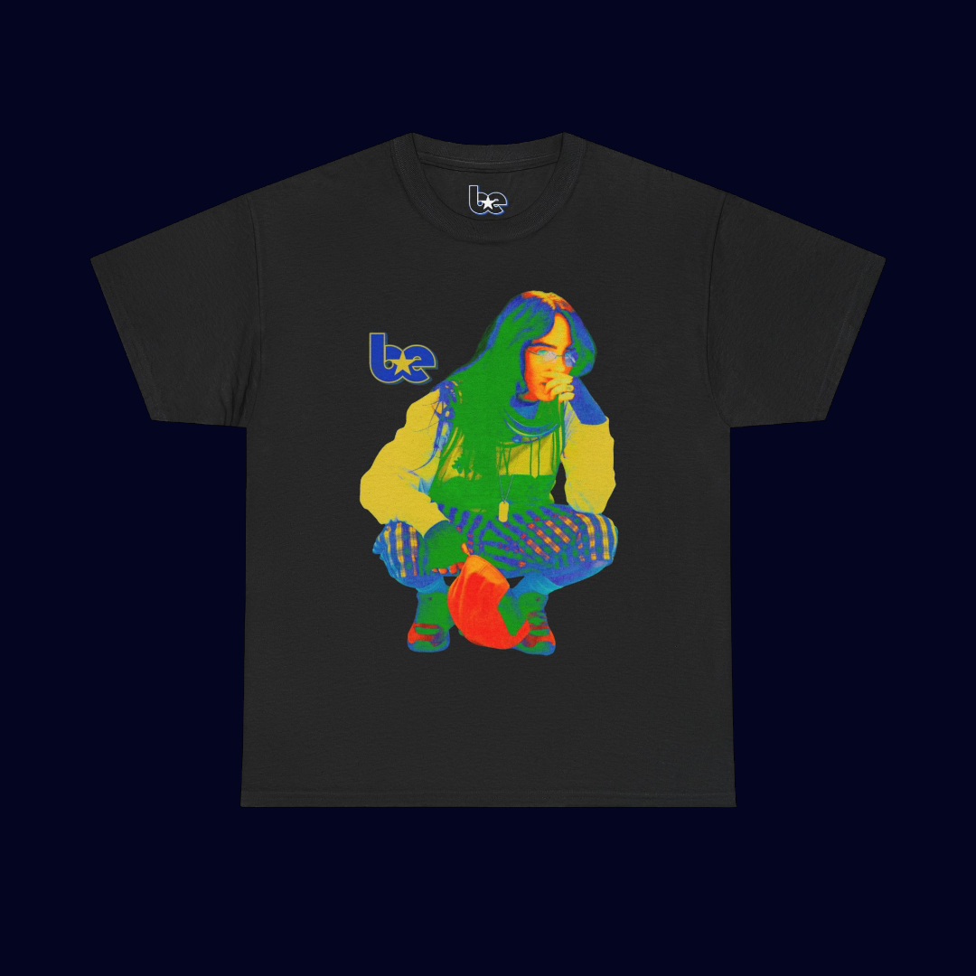 Billie Eilish Merch - Hit Me Hard and Soft Multicolor Tour Date Tee