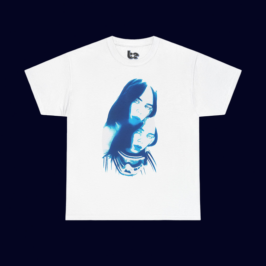 Billie Eilish Merch - Hit Me Hard and Soft White Photo Tour Tee